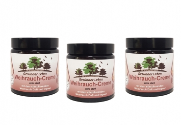 Februar Angebot - 3x Weihrauch Creme Extra Stark 110 ml